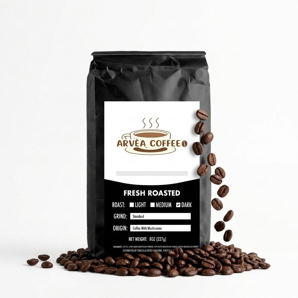 Coffee with Mushrooms Dark Roast