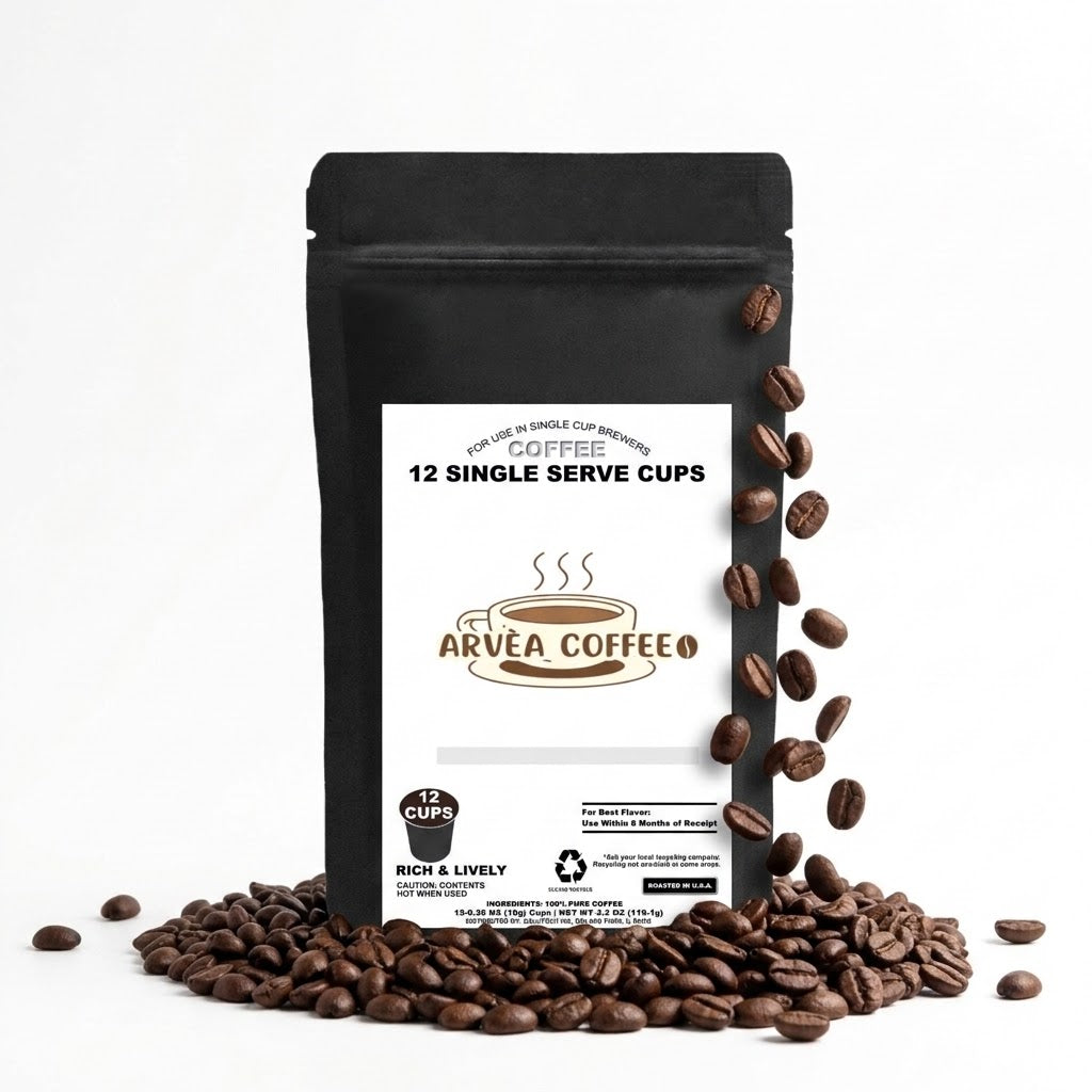 12 Pack Single Serve Coffee Capsules