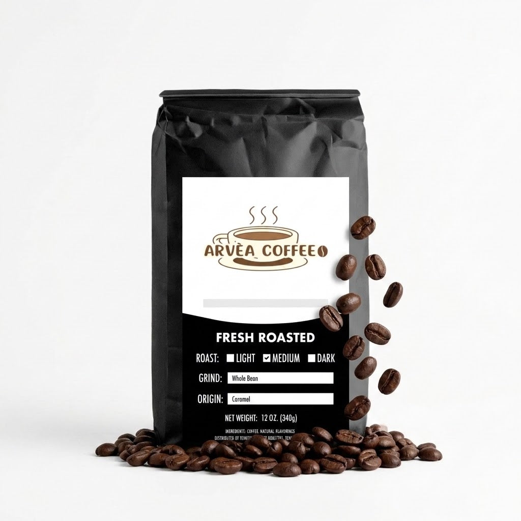 Caramel Medium roasted Coffee