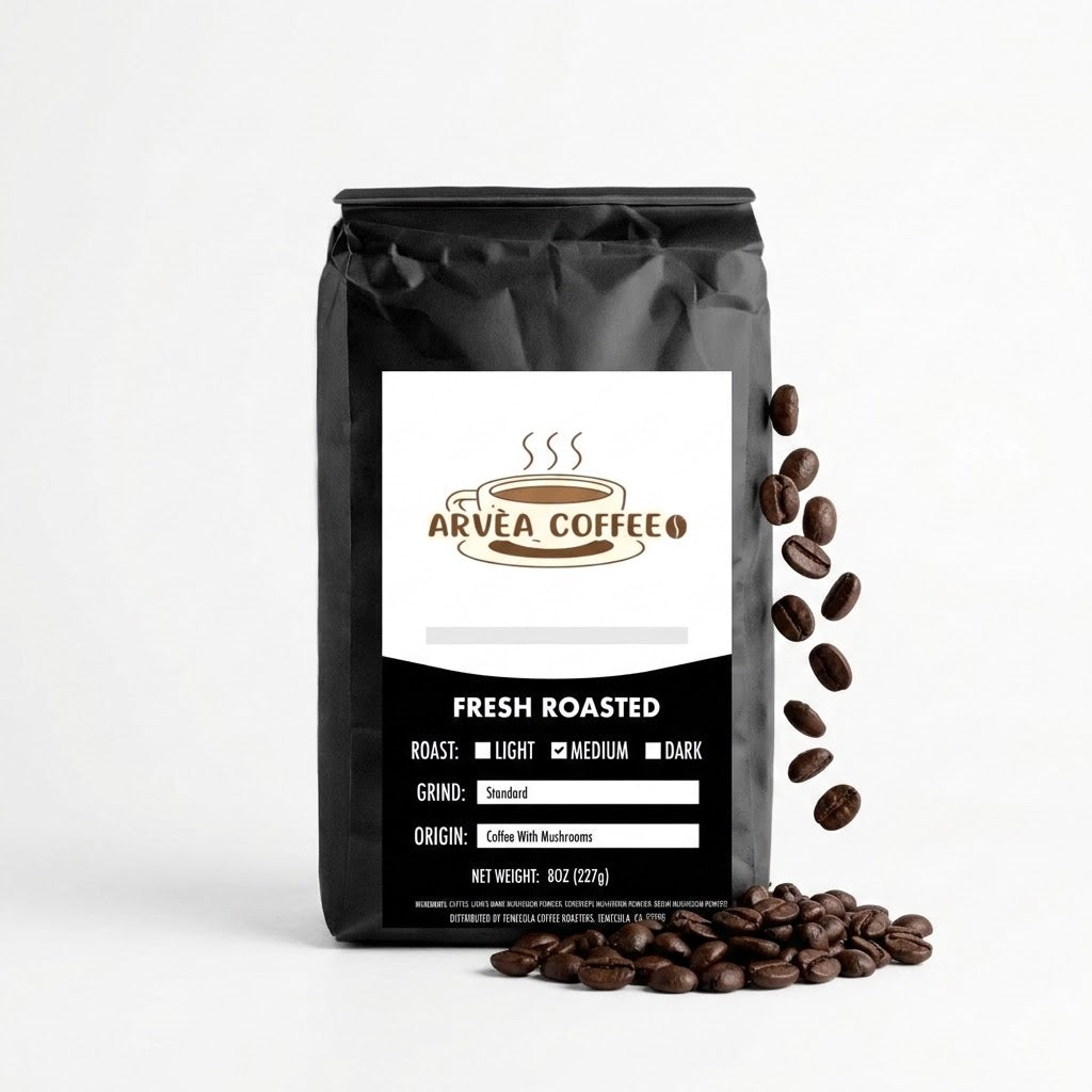 Coffee with Mushrooms Medium Roast