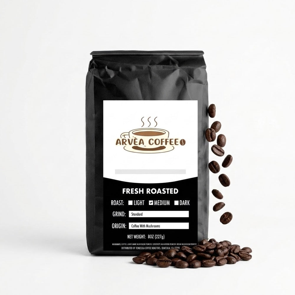 Coffee with Mushrooms Medium Roast