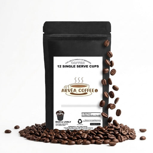 12 Pack Single Serve Coffee Capsules